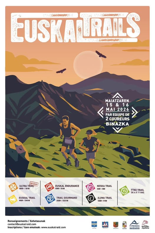 Affiche officielle Euskal Trail 130 édition 2026